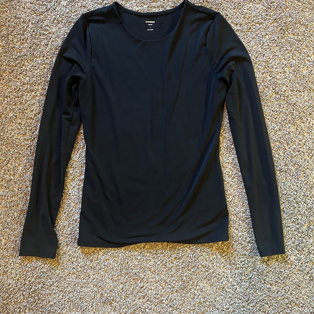 Black Long Sleeve Top